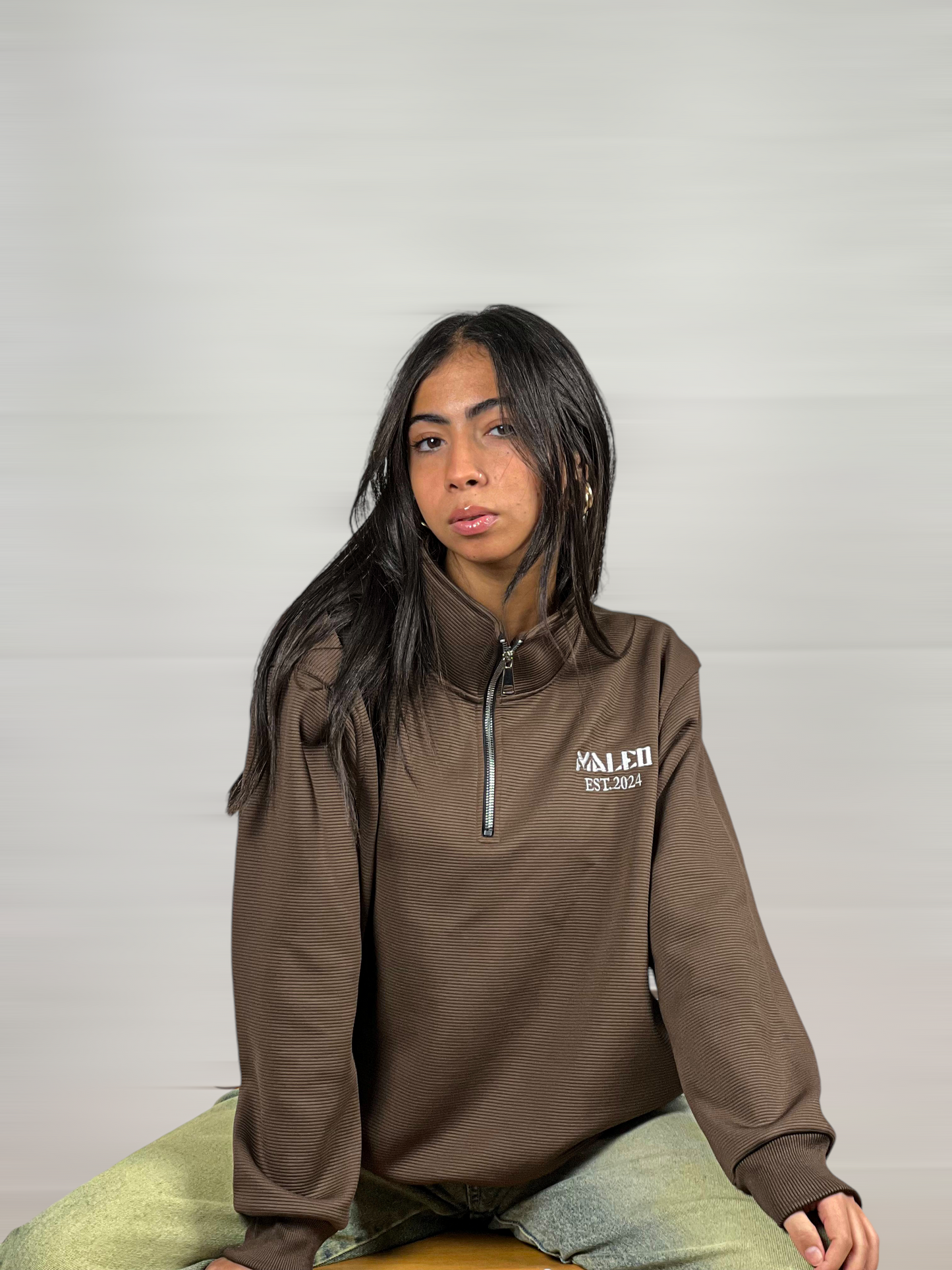 Mocha Classic Quarter Zip